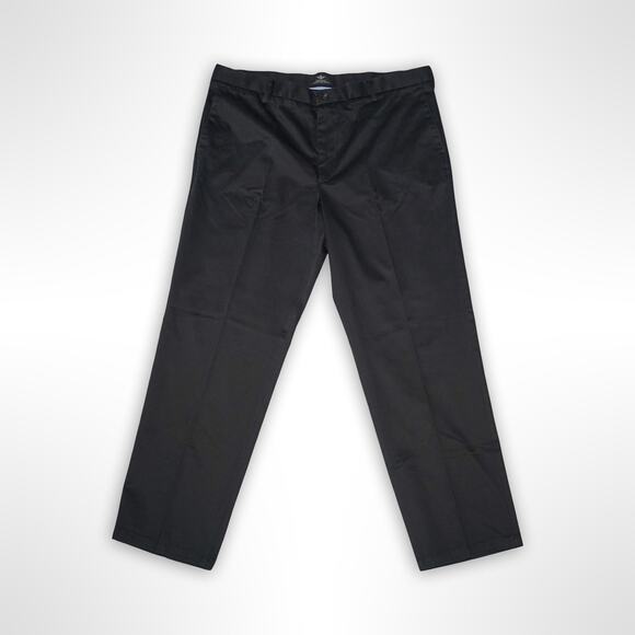 Dockers Signature Khaki D2 Straight Fit Pants 40x32 Black - Picture 1 of 6